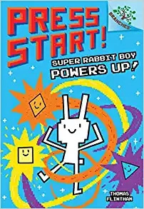 Super Rabbit Boy Powers Up! A Branches Book (Press Start! #2) 