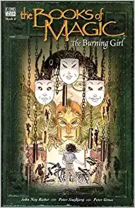 The Burning Girl (The Books of Magic, Book 6) 